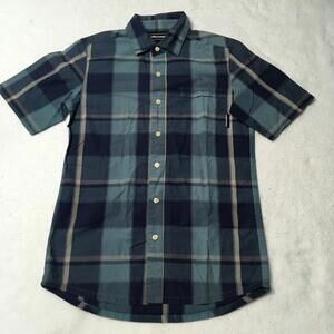 The Hundreds Shirt Skater Button Up Short Sleeve Men's small Plaid